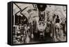 The Engine Room of a Holland Submarine, C1916-null-Framed Stretched Canvas