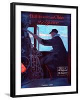 The Engineer-Charles H. Dickson-Framed Giclee Print