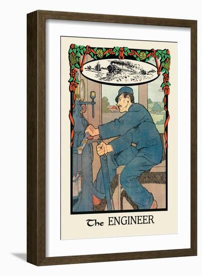 The Engineer-H.o. Kennedy-Framed Art Print