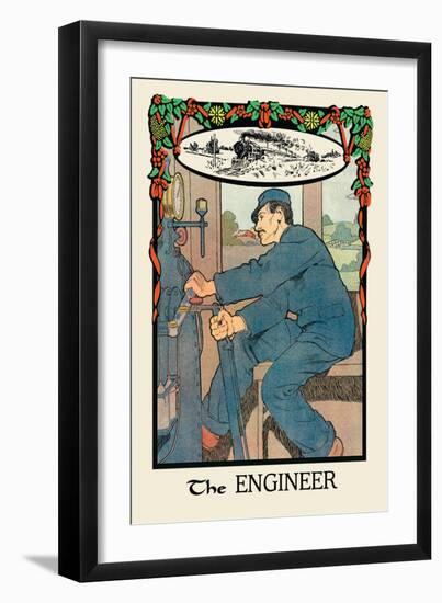 The Engineer-H.o. Kennedy-Framed Art Print