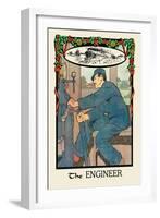 The Engineer-H.o. Kennedy-Framed Art Print