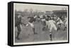 The England and Ireland Rugby Football Match at Richmond-null-Framed Stretched Canvas