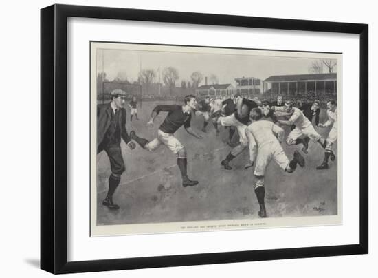 The England and Ireland Rugby Football Match at Richmond-null-Framed Giclee Print