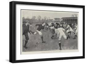 The England and Ireland Rugby Football Match at Richmond-null-Framed Giclee Print