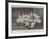 The England and Scotland Football Match at Edinburgh, the English Team-null-Framed Giclee Print