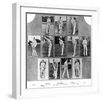 The England Cricket Team of 1912-null-Framed Giclee Print