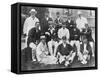 The England Test Cricket XI at Lord's, London, 1899-Hawkins & Co-Framed Stretched Canvas