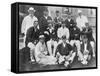 The England Test Cricket XI at Lord's, London, 1899-Hawkins & Co-Framed Stretched Canvas