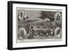 The English Administrator Settling a Dispute Between Two Native Chiefs on the Gambia River-Charles Edwin Fripp-Framed Giclee Print