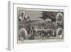 The English Administrator Settling a Dispute Between Two Native Chiefs on the Gambia River-Charles Edwin Fripp-Framed Giclee Print