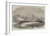 The English and Newfoundland Mail Vessels Making their Way Through the Ice in Halifax Harbour-null-Framed Giclee Print