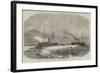 The English and Newfoundland Mail Vessels Making their Way Through the Ice in Halifax Harbour-null-Framed Giclee Print