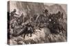 The English Artillery During a Difficult Crossing in the Mountains Between Kabul and Kandahar, 1879-null-Stretched Canvas