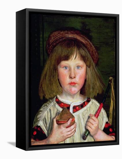 The English Boy, 1860-Ford Madox Brown-Framed Stretched Canvas