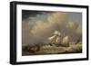 The English Brig, 'The Guide', Entering the River Elbe in Germany-Thomas A. Binks-Framed Giclee Print