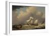 The English Brig, 'The Guide', Entering the River Elbe in Germany-Thomas A. Binks-Framed Giclee Print