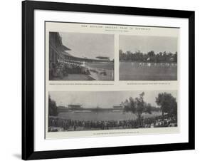 The English Cricket Team in Australia-null-Framed Giclee Print