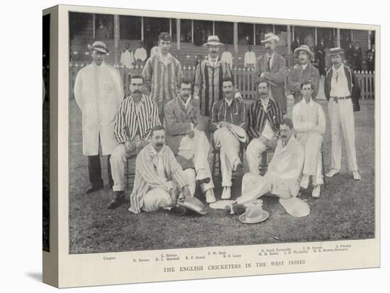 The English Cricketers in the West Indies, 1895-null-Stretched Canvas