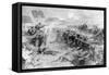 The English Drive Back the Germans at the Ypres Front, Belgium, 11 November 1914-null-Framed Stretched Canvas