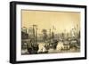 The English Factories at Canton, 1847-JW Giles-Framed Giclee Print