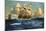 The English Fleet at Sea-Charles Dixon-Mounted Giclee Print