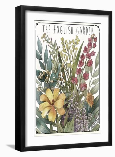 The English Garden-Sasha-Framed Premium Giclee Print