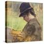 The English Girl, 1879-80-Giuseppe De Nittis-Stretched Canvas