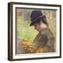 The English Girl, 1879-80-Giuseppe De Nittis-Framed Giclee Print