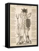 The English Irish Soldier-null-Framed Stretched Canvas