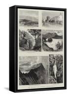 The English Lake District, Illustrated, I-null-Framed Stretched Canvas