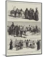 The English Occupation of Egypt, Sketches in Cairo-null-Mounted Giclee Print