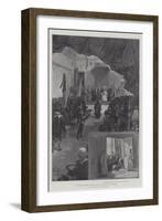 The English Pilgrims in Rome, Pope Leo XIII Receiving the Address-G.S. Amato-Framed Giclee Print
