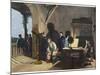 The English Poet John Milton (1608-1674) Visiting the Italian Astronomer Galileo Galilei-Stefano Bianchetti-Mounted Premium Giclee Print