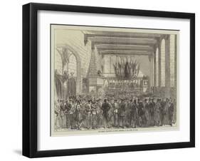 The English Volunteers at Ghent, Reception at the Hotel De Ville-Charles Robinson-Framed Giclee Print