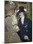 'The Englishman at the Moulin Rouge', 1892. Artist: Henri de Toulouse-Lautrec-Henri de Toulouse-Lautrec-Mounted Giclee Print