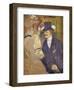 The Englishman at the Moulin Rouge, 1892-Henri de Toulouse-Lautrec-Framed Art Print