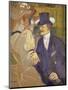 The Englishman at the Moulin Rouge, 1892-Henri de Toulouse-Lautrec-Mounted Art Print
