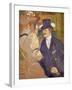 The Englishman at the Moulin Rouge, 1892-Henri de Toulouse-Lautrec-Framed Giclee Print