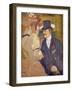 The Englishman at the Moulin Rouge, 1892-Henri de Toulouse-Lautrec-Framed Giclee Print