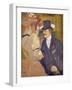 The Englishman at the Moulin Rouge, 1892-Henri de Toulouse-Lautrec-Framed Giclee Print