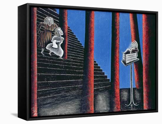 The Enigma of Descent, 1993-Celia Washington-Framed Stretched Canvas