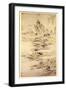 The Enjoyment of the Fisherman in the Water Village-Yun Shouping-Framed Giclee Print