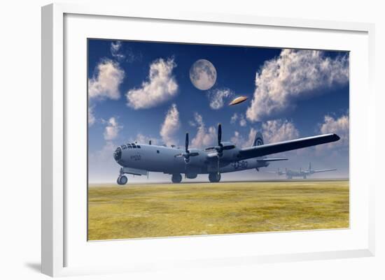 The Enola Gay B-29 Superfortress at Walker Air Force Base-null-Framed Art Print