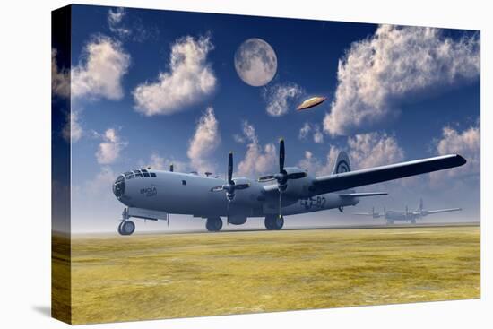 The Enola Gay B-29 Superfortress at Walker Air Force Base-null-Stretched Canvas