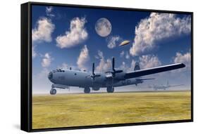 The Enola Gay B-29 Superfortress at Walker Air Force Base-null-Framed Stretched Canvas