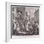 The Enraged Musician, 1741-William Hogarth-Framed Giclee Print