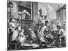 The Enraged Musician, 1741-William Hogarth-Stretched Canvas