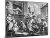 The Enraged Musician, 1741-William Hogarth-Mounted Giclee Print