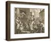 The Enraged Musician Disturb Hogarth-William Hogarth-Framed Photographic Print