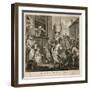 The Enraged Musician-William Hogarth-Framed Giclee Print